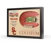 USC Trojans Coliseum 25-Layer Stadium View Wall Art